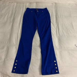 Jaanuu bootleg royal blue scrub pants